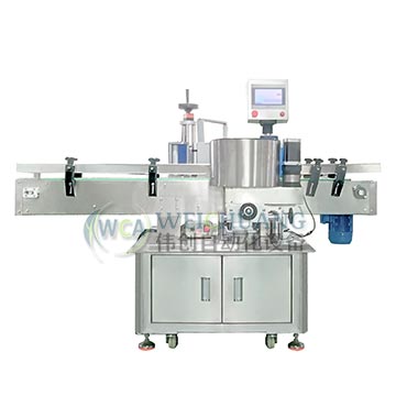 旋轉(zhuǎn)式圓瓶貼標(biāo)機(jī)加打碼